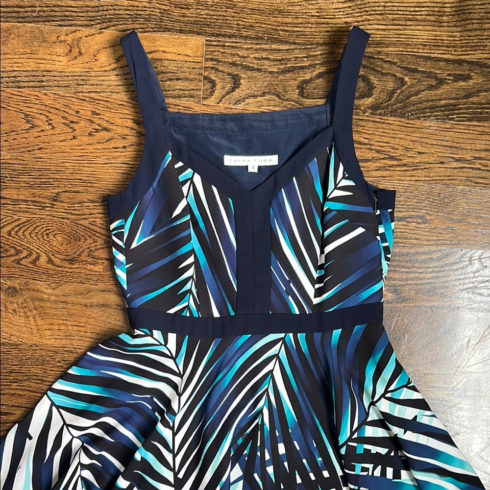Trina Turk Fit & Flare Dress Size 4
